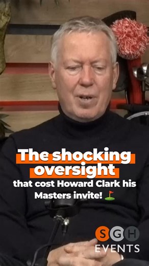 🌺 The Masters invitations have been sent to players for the 90th Masters Tournament. 🏌🏻‍♂️ Discover why Howard Clark played the Masters only once, all due to a remarkable oversight. | SGH Sporting Events
