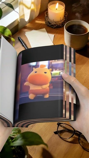 Fluffy Cute Anime Dance Flipbook 🎀 ASMR Flipping #Dance #AnimeCharacter #Fun #AIGenerated #art #cute