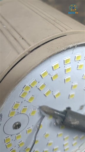 Trying to Fix a Large LED Light 💡⚡ | Will It Turn On Again? This high-power LED light suddenly stopped working, so I opened it up to find the real problem. Large LED repairs are risky—one wrong step can burn the board or the driver. Watch till the end to see if this big light comes back to life or fails completely. Would you repair it or replace it? 👇 #LEDLightRepair #LargeLED #HighPowerLED #ElectroFix #ElectronicsRepair #LEDProblem #PCBRepair #TechReels #RepairReels #SatisfyingFix #ViralReels