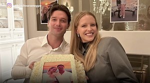 Patrick Schwarzenegger Is Engaged to Model Abby Champion: See the Stunning Ring and Cute Cake!