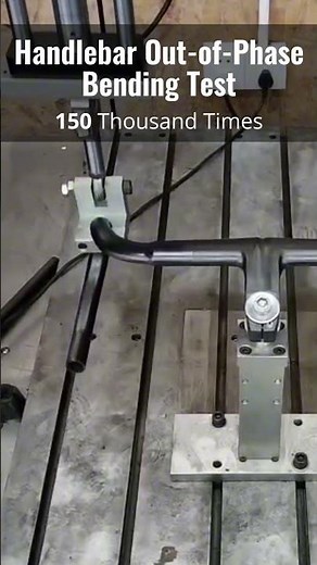 Integrated Handlebar Fatigue Test & Impact Test #bicyclevideo #bicycle #mtb #lightbicycle