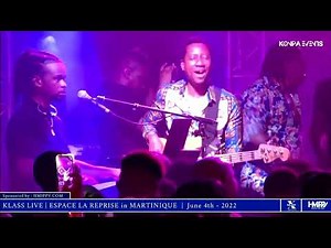 Klass live - Blackout (live) in Martinique @ESPACE on June 4th, 2022
