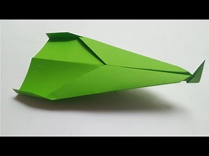 How to Make a Stunt PAPER AIRPLANE | Insane Paper Airplane Tutorial | Flies far Easy