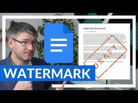 How to add watermark in Google Docs