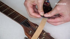 Nefelibata Guitar Strap - Vintage Embroidered Cotton Guitar Straps with Genuine Leather Ends for Electric Acoustic Guitars, Come with Free Strap Button, 2 Strap Locks and 4 Guitar Picks (Silver Totem)