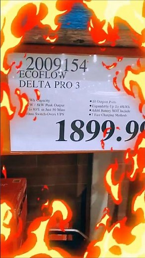 Why does Costco have this EcoFlow for SO CHEAP?? #powerstation #deltapro3