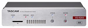 Tascam VS-R265 | 4K/UHD Live Streaming Hardware Encoder/Decoder