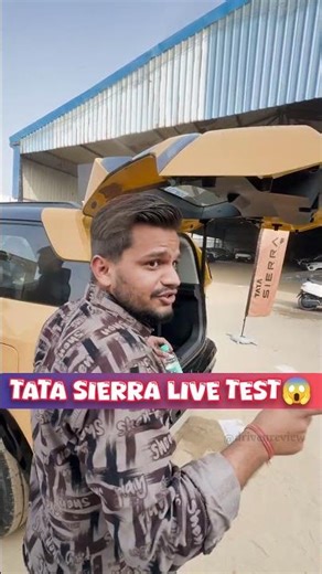 Tata Sierra Ka Live Test 😱😱 || Must Watch Tata Features Hogya Kamal 💯 #tatamotors