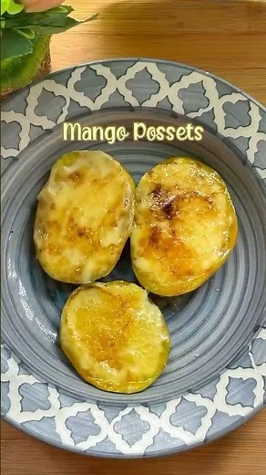 The easiest trending mango dessert #recipes #summer