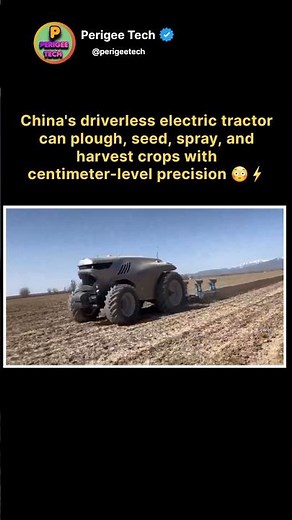 China's Driverless Tractor Is Farming the Future 😳🚜⚡