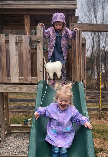 I mean, who wouldn't get a little too excited to try this method? 😂 what’s the craziest way you lost a tooth as a kid? Let us know! #toothfairy #parentinghumor #familyvlog #kidsbeingkids #dadlife