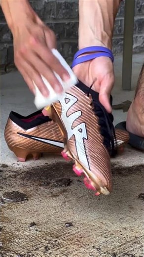 Nike Vapor 15 ASMR! 🔥 #washing #footballboots #soccercleats #asmr #nikefootball