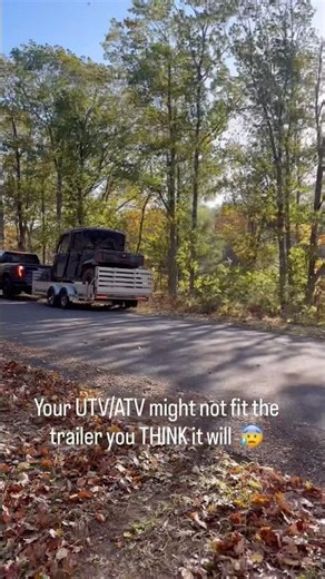 What size trailer do you need for your ATV/UTV? #utilitytrailers #atvlife #offroad #utv
