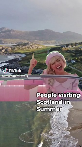 Midges in Scotland usually appear between May and September. They are tiny flying biting insects and they are often underestimated until you run into them. They're always in huge swarms and they come at you like a blanket. While not dangerous for most, if you don't have spray they can ruin your trip. #barbietrend #CapCut #midges #scotlandtravel #scotlandtok