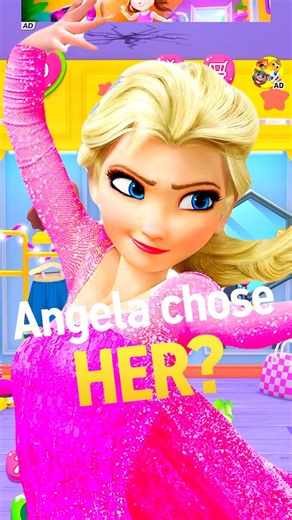Elsa Princess Cosplay By My Talking Angela 2 #disney #elsa #princess #makeup #angela2 #annafrozen