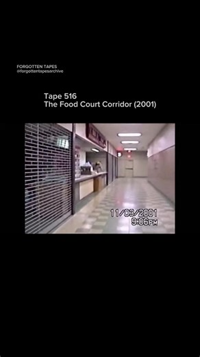 Tape 516 – The Food Court Corridor (2001) Why did malls feel bigger once the lights dimmed? #ForgottenTapes #2000sKid #Liminal #VHS #Nostalgia