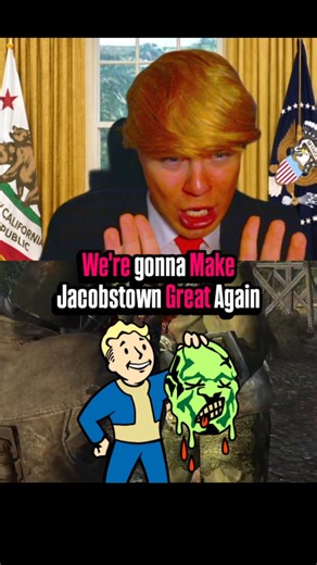 Make Jacobstown Great Again Fallout NCR Trump Impression #shorts
