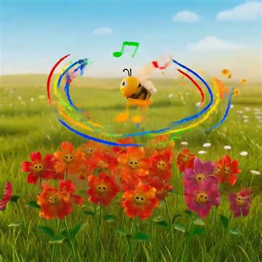 The Bee’s Buzz Turns Into a Magical Dance Beat! 🐝🎶✨ | Bee Buzz Beat 🐝🎶