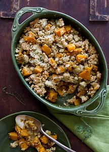 Butternut Squash Crumble - Baked Butternut Squash Casserole Recipe