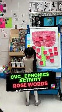 Kindergarten Phonics Lessons: CVC_E Words