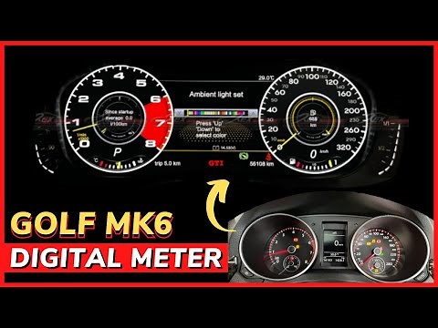 Volkswagen Golf Mk6 TSI GTI R Digital Cluster Meter