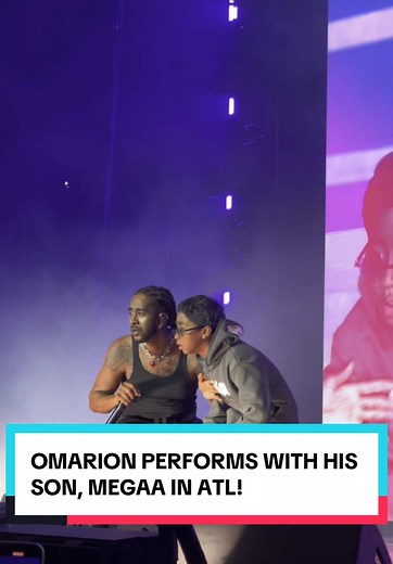 Omarion Performs with Son Megaa in Atlanta