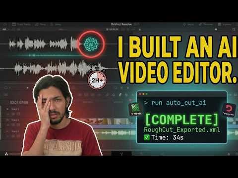 I Built an AI to Edit My Videos (So I Don't Have To) | AI Projects ep.3 #aivideoediting #devlog #ai