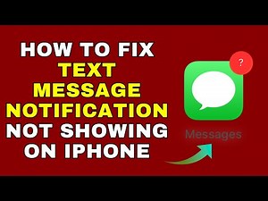 How to Fix Text Message Notifications Not Showing on iPhone – Full Guide
