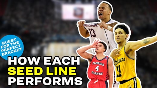 How each seed line performs in the first round of March Madness