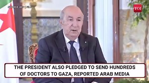Algerian President Abdelmadjid Tebboune has pledged that the Algerian army will build three field hospitals in the Gaza Strip within 20 days once the Rafah Border Crossing reopens. Speaking during a rally in Constantine, Tebboune also promised to send hundreds of doctors to Gaza and aid in reconstruction efforts. Click to find out more. | The Times of India