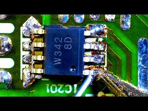 Computer Monitor Repair, Dual Mosfet IC and Capacitors