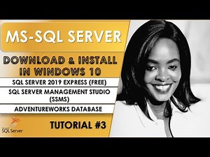Download and Install SQL Server| SQL Server Management Studio 2019 | Restore Adventureworks Database