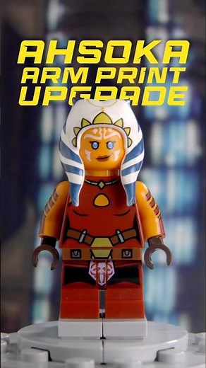 Ahsoka Tano Minifigure Upgrade Incredible New Arm Print ‪@firestartoys‬ #lego #starwars #legostarwars