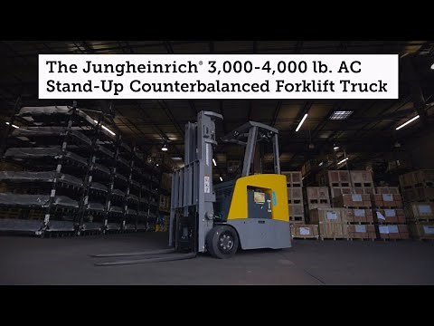 Stand-Up Counterbalanced Forklift & Lift Truck | Jungheinrich ETG 214-318