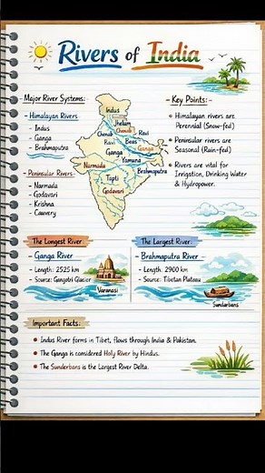 Rivers of India | Complete Geography Explained 🇮🇳