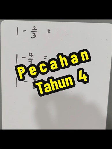 Subtracting Proper Fractions for Year 4 Students