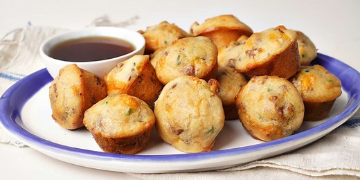 Mini Sausage Pancake Muffins
