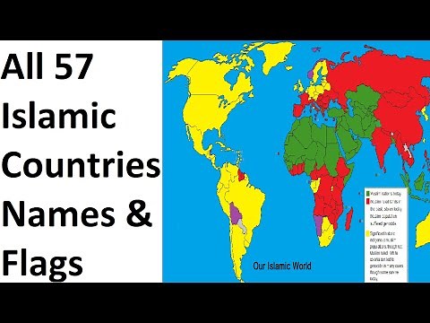 All Muslim countries of the World with names and their flag