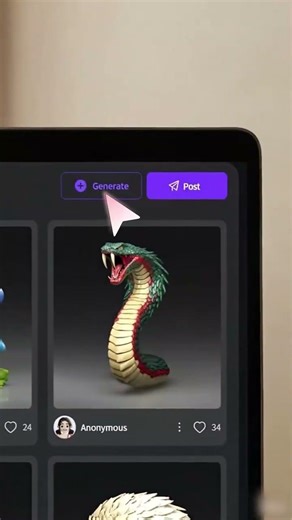 Create 100 3D models！What is the 3D model today?