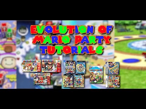 Evolution Of Mario Party Tutorial Boards (Classic Era)