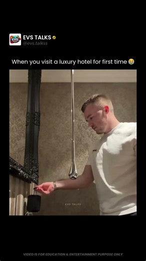 When You Visit a Luxury Hotel for the First Time 😳✨