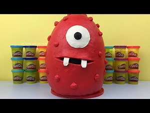 HUGE Muno Play Doh Surprise Egg!!!
