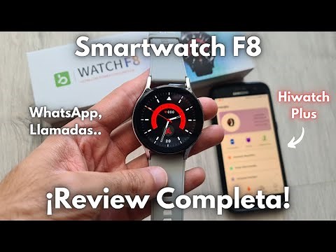 💥 Smartwatch F8 | Características y Configuración COMPLETA | Hiwatch Plus