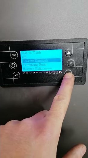 Ifyıl Pelet kazan temizleme uyarısı resetleme.