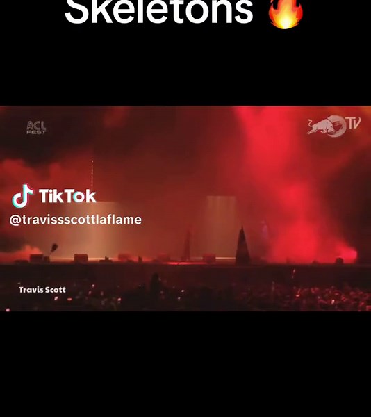 Travis Scott Live Performance of 'Skeletons' at ACL