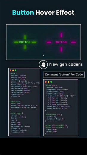 Button hover effect #coding #codeflow #webdesign #viral #python #frontendcourse #webdevelopment