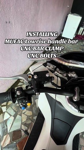 Installing MUFAC Lowrise Handle Bar - CNC Bar Clamp & Bolts