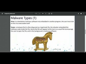 Cyber Security Introduction: 14- Malware