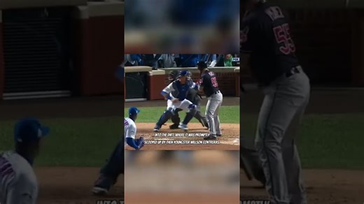 When you block a 102 MPH fastball in the dirt with ease