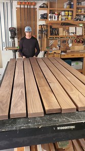 This is over $2K worth of walnut! 🤩🤩🤩I love working with walnut. Beautiful natural colors and grain patterns, easy to work with, etc... This is the basic process for how I make tabletops for my custom tables. Start with good material, lay everything out, cust bisquit slots, glue it up. I just LOVE this work... never gets old 😎😎😎 Have a great day!!! As always, if you have any questions... Comment, I'll answer 👍👍👍 SUBSCRIBE daily woodworking inspiration, DIY how-to, tips. Check out links 